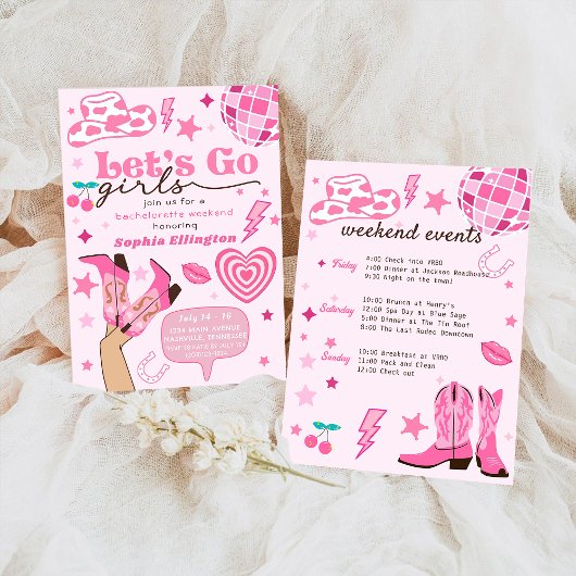 最後のディスコロデオバチェロレッテウィークエンドNash Bash 招待状