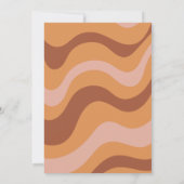 最後のディスコ女性のカーボーイバチェロレッテ 招待状 (裏面)