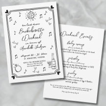 最後のディスコ手書きバチェロレッテ