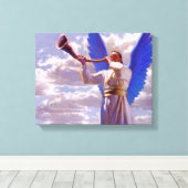 最後のトランペットのキャンバス印刷 キャンバスプリント (インサイチュ (ウッドフロア))