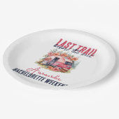 最後のトレイルバチェロレッテ週末 ペーパープレート (アングル)