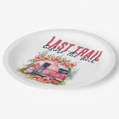 最後のトレイルバチェロレッテ週末 ペーパープレート (アングル)