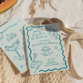 最後のトーストオンザコーストアクアウィークエンドバチェロレッテ 招待状