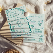 最後のトーストオンザコーストアクアウィークエンドバチェロレッテ 招待状