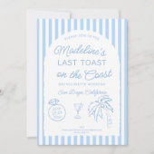最後のトーストオンザコーストアーチバチェロレッテ 招待状 (正面)