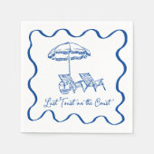 最後のトーストオンザコーストカクテルナプキン スタンダードカクテルナプキン (正面)