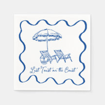 最後のトーストオンザコーストカクテルナプキン