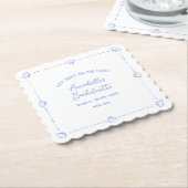 最後のトーストオンザコーストバチェロレッテブルー ペーパーコースター (アングル)