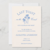 最後のトーストオンザコーストバチェロレッテ女子トリップ 招待状 (正面)