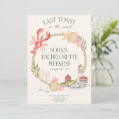 最後のトーストオンザコーストバチェロレッテ招待状 サンキューカード (スタンド正面)