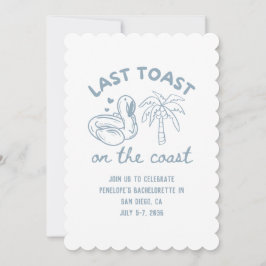 最後のトーストオンザコーストバチェロレッテ招待状 招待状