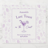 最後のトーストオンザコーストバチェロレッテ スパークリングワインラベル (シングルラベル)