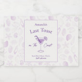 最後のトーストオンザコーストバチェロレッテ スパークリングワインラベル (シングルラベル)