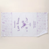 最後のトーストオンザコーストバチェロレッテ ビーチタオル (正面)