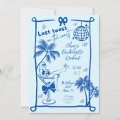 最後のトーストオンザコーストビーチバチェロレッテ週末 招待状 (正面)