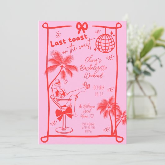最後のトーストオンザコーストビーチバチェロレッテ週末 招待状 (スタンド正面)