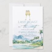 最後のトーストオンザコーストビーチバチェロレッテ週末 招待状 (正面)