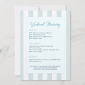 最後のトーストオンザコーストビーチバチェロレッテ週末 招待状 (裏面)