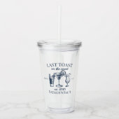 最後のトーストオンザコーストビーチバチェロレッテ アクリルタンブラー (正面)