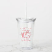 最後のトーストオンザコーストビーチバチェロレッテ アクリルタンブラー (正面)