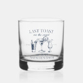 最後のトーストオンザコーストビーチバチェロレッテ ウイスキーグラス (正面)