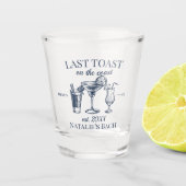 最後のトーストオンザコーストビーチバチェロレッテ ショットグラス (正面)