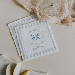 最後のトーストオンザコーストビーチバチェロレッテ スタンダードカクテルナプキン