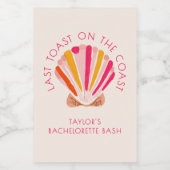 最後のトーストオンザコーストビーチバチェロレッテ ワインラベル (シングルラベル)