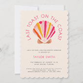 最後のトーストオンザコーストビーチバチェロレッテ 招待状 (正面)