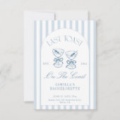 最後のトーストオンザコーストビーチバチェロレッテ 招待状 (正面)