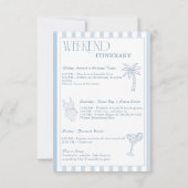 最後のトーストオンザコーストビーチバチェロレッテ 招待状 (裏面)