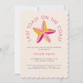 最後のトーストオンザコーストビーチバチェロレッテ 招待状 (正面)