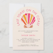 最後のトーストオンザコーストビーチバチェロレッテ 招待状 (正面)