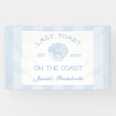 最後のトーストオンザコーストビーチバチェロレッテ 横断幕 (横)