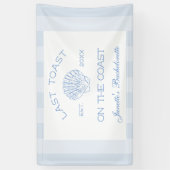 最後のトーストオンザコーストビーチバチェロレッテ 横断幕 (縦)