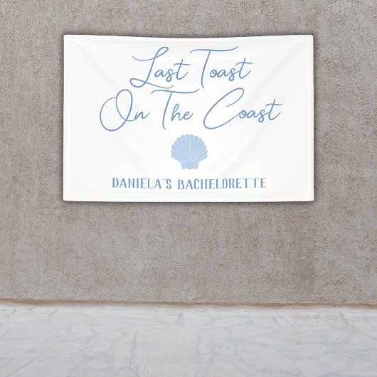 最後のトーストオンザコーストビーチバチェロレッテ 横断幕
