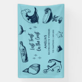 最後のトーストオンザコーストビーチバチェロレッテ 横断幕 (縦)