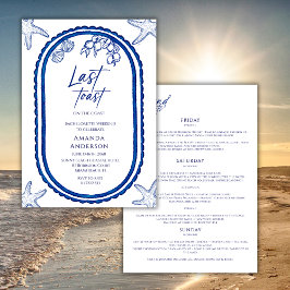 最後のトーストオンザコーストビーチベヘロレット週末 招待状