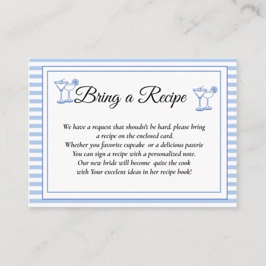 最後のトーストオンザコーストビーチレシピ エンクロージャーカード (正面)