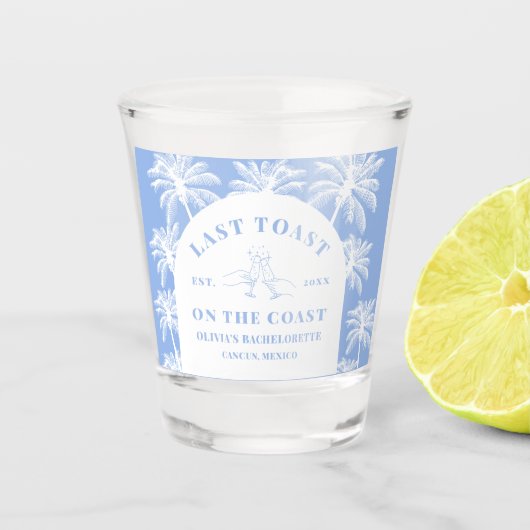 最後のトーストオンザコーストビーチ沿岸バチェロレッテ ショットグラス (正面)