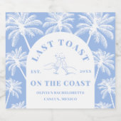 最後のトーストオンザコーストビーチ沿岸バチェロレッテ ビールラベル (シングルラベル)