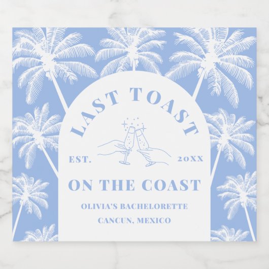 最後のトーストオンザコーストビーチ沿岸バチェロレッテ ビールラベル (シングルラベル)