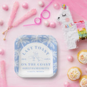 最後のトーストオンザコーストビーチ沿岸バチェロレッテ ペーパープレート (パーティー)