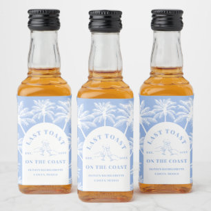 最後のトーストオンザコーストビーチ沿岸バチェロレッテ リキュールボトルラベル