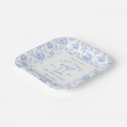 最後のトーストオンザコーストフローラバチェロレッテ ペーパープレート (傾斜あり)