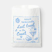 最後のトーストオンザコーストブルーバチェロレッテ フェイバーバッグ (正面)