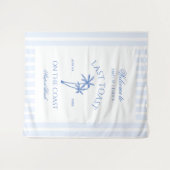 最後のトーストオンザコーストブルーパームバチェロレッテ タペストリー (正面(横))