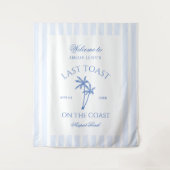 最後のトーストオンザコーストブルーパームバチェロレッテ タペストリー (正面)