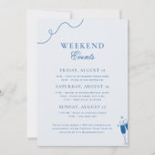 最後のトーストオンザコーストヘンバチェロレッテ週末 招待状 (裏面)