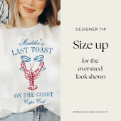 最後のトーストオンザコーストロブスターバチェロレッテ スウェットシャツ